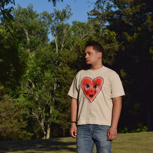 lots of love boxy tee