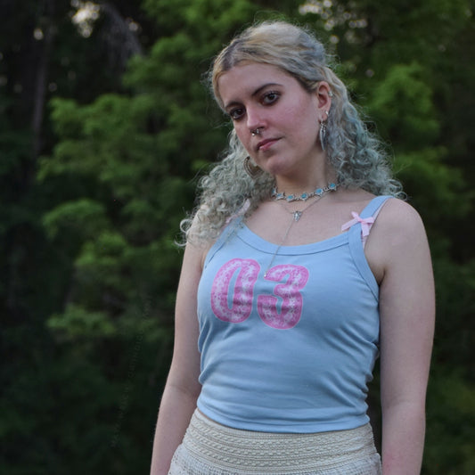 03 pink cheetah cami top
