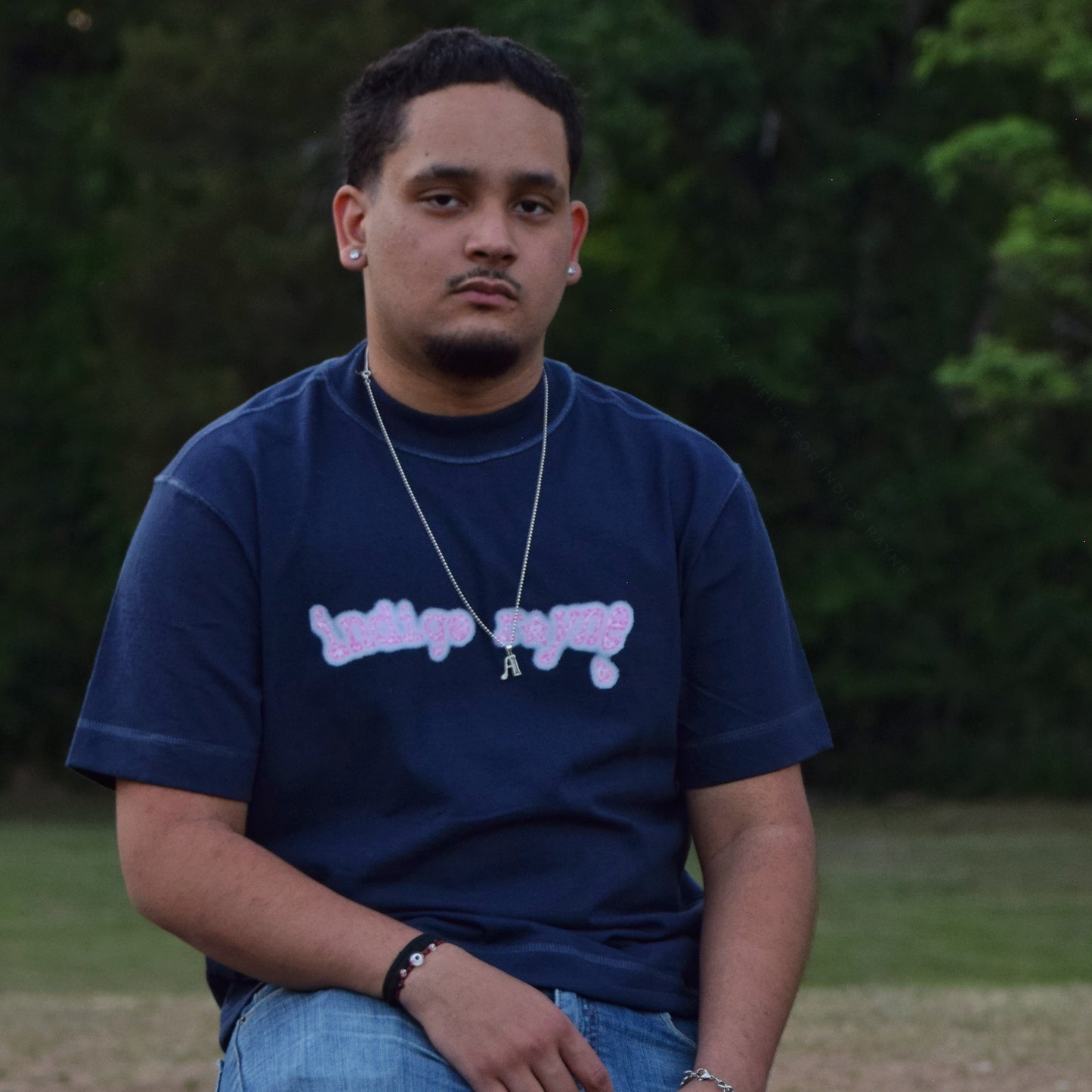 03 pink cheetah logo boxy tee