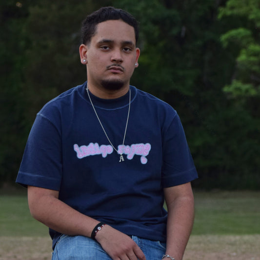 03 pink cheetah logo boxy tee