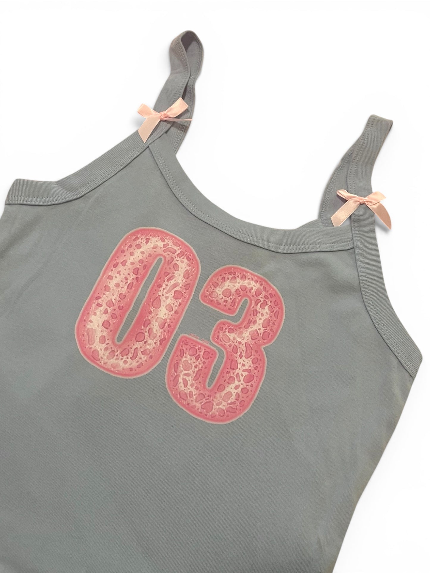 03 pink cheetah cami top