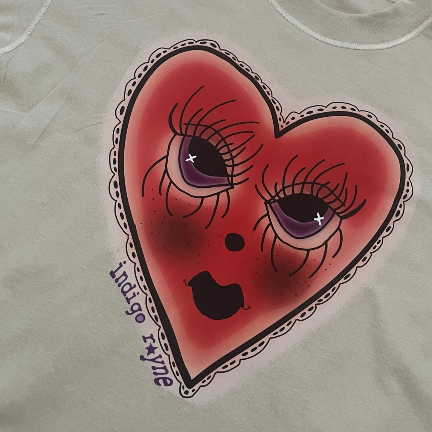lots of love boxy tee