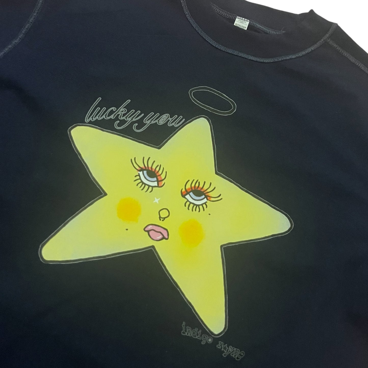 lucky star boxy tee